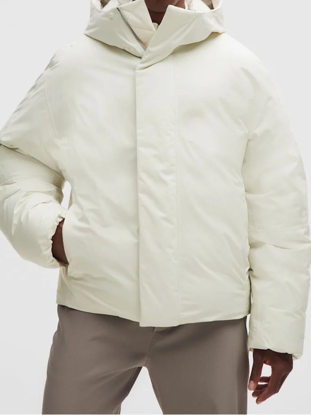 lululemon athletica Waterproof 600-Down-Fill Puffer in Bone Color Size Small